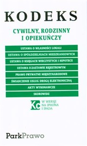 Picture of Kodeks cywilny, rodzinny i opiekuńczy
