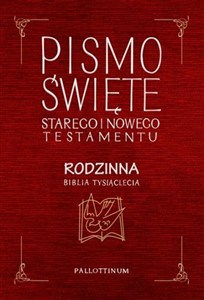 Obrazek Biblia Tysiąclecia rodzinna czerwona