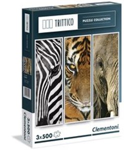 Obrazek Puzzle Trittico Animals  3x500
