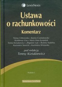 Picture of Ustawa o rachunkowości Komentarz
