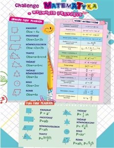 Obrazek Plansza dwustronna A4 ściąga matematyka