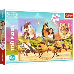 Obrazek Puzzle 160 Spirit Riding Free Trzy przyjaciółki