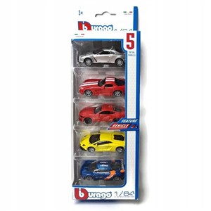 Picture of Samochodziki 5-pak 1:64 BBURAGO