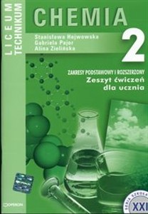 Obrazek Chemia 2 Zeszyt ćwiczeń Liceum technikum Zakres podstawowy i rozszerzony
