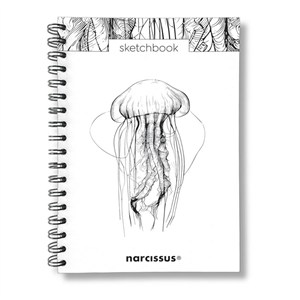Picture of Szkicownik B5 na spirali Meduza 60k z perforacją 120 gsm
