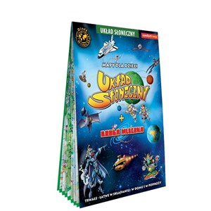 Obrazek System Słoneczny Droga Mleczna mapa dla dzieci PL XXL laminat