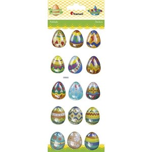 Picture of Naklejki wypukłe pisanki 15szt