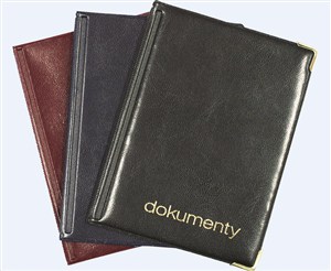 Picture of Okładka na dokumenty duża Eko-winyl MIX