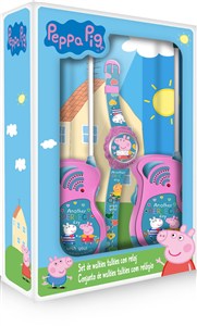 Obrazek Walkie Talkie Peppa Pig z zegarkiem cyfrowym PP17047