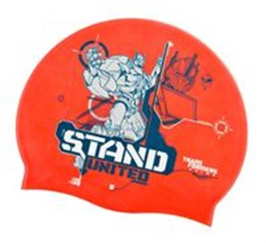 Obrazek Czepek kąpielowy Transformers czerwony