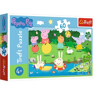 Obrazek Puzzle Świnka Peppa Wakacyjna zabawa 60