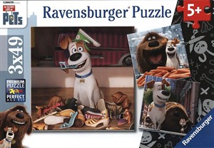 Obrazek Puzzle Sekretne życie zwierzaków domowych 3x49