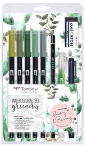 Obrazek Zestaw do akwareli Greenery