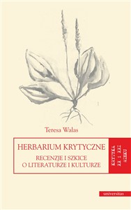 Obrazek Herbarium krytyczne Recenzje i szkice o literaturze i kulturze