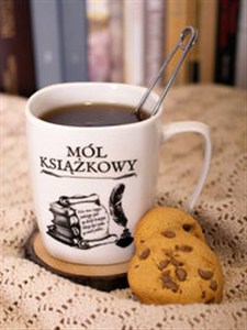 Obrazek Kubek ceramiczny biały Mól książkowy