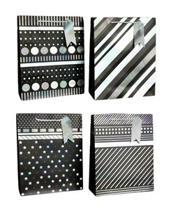 Obrazek Torebki prezentowe WK 22329 S mix wzorów 12 sztuk