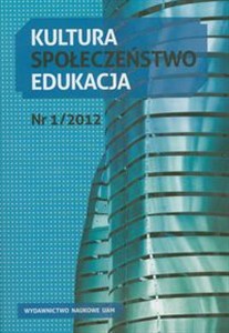 Obrazek Kultura społeczeństwo edukacja Nr 1/2012