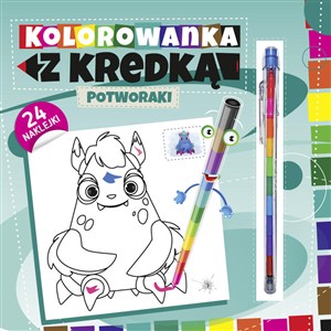 Picture of Kolorowanka z kredką. Potworki