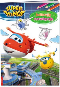 Obrazek Super Wings Koloruję rozwiązuję