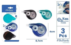 Obrazek Korektor w taśmie 5mmx8m 3szt