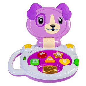 Picture of Centrum Zabaw Laptop Interaktywny piesek różowy