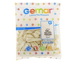 Obrazek Balony metaliczne perłowe 13cm 100szt