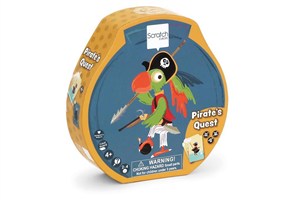 Obrazek Gra logiczna 4w1 Karty Wyprawa Pirata Scratch