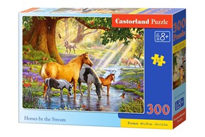 Obrazek Puzzle Horses by the Stream 300