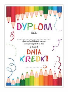 Picture of Dyplom A5 Dzień Kredki 5szt