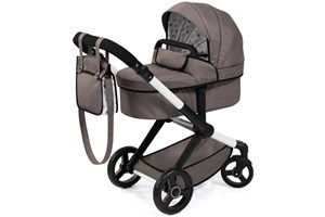 Obrazek Wózek dla lalek brązowy XEO