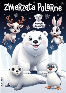 Obrazek Zwierzęta polarne Naklejki z brokatem