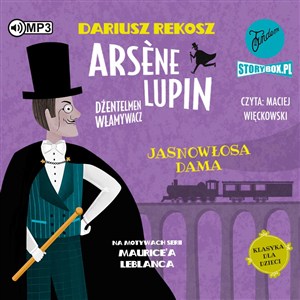 Obrazek [Audiobook] CD MP3 Jasnowłosa dama. Arsène Lupin dżentelmen włamywacz.  Tom 5