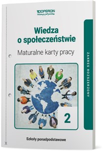 Obrazek Wiedza o społeczeństwie 2 Maturalne karty pracy Zakres rozszerzony Szkoła ponadpodstawowa