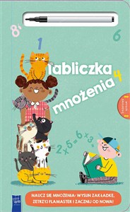 Obrazek Tabliczka mnożenia z flamastrem suchościeralnym