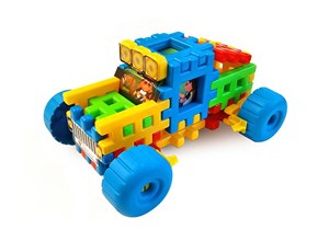 Obrazek Klocki konstrukcyjne waffle 39 auto terenowe