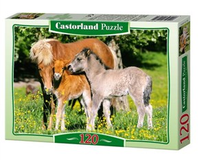 Picture of 120x PUZZLE KARTONOWE KONIKI WIEK 5+