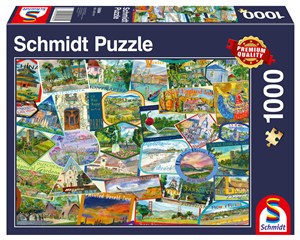 Picture of Puzzle 1000 PQ Pamiątki z podróży 110825