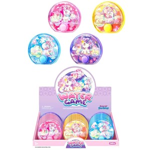 Obrazek Gra wodna okrągła jednorożec MIX