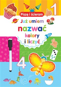 Obrazek Piszę i ścieram. Już umiem nazwać kolory i liczyć