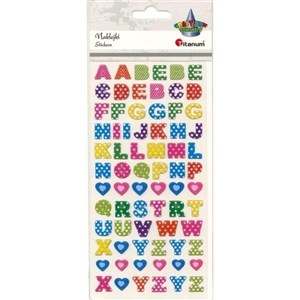 Picture of Naklejki wypukłe alfabet 72szt