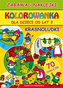 Obrazek Kolorowanka dla dzieci od lat 3. Krasnoludki