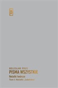 Książka : Notatki tw... - Bolesław Prus