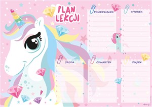Obrazek Plan lekcji A5 Jednorożec