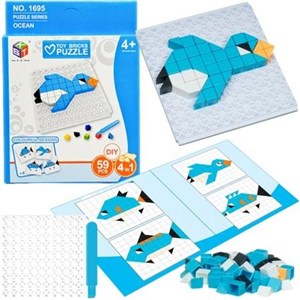 Picture of Puzzle DIY morska mozaika 59el