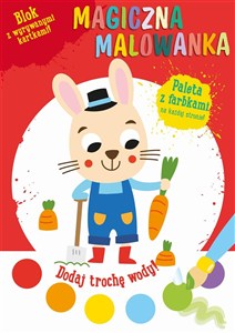 Obrazek Magiczna malowanka z farbkami - Królik