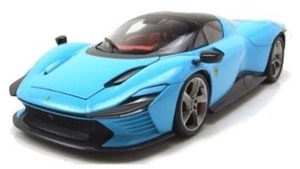 Picture of Ferrari Daytona SP3 Blue 1:18 BBURAGO