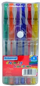 Picture of Długopisy brakatowe 6 kolorów