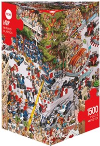 Obrazek Puzzle 1500 Formuła I w Monaco(Puzzle+plakat)