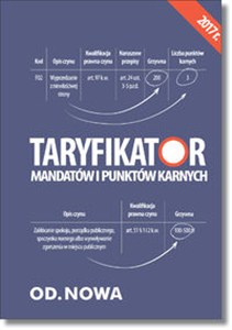 Picture of Taryfikator mandatów i punktów karnych