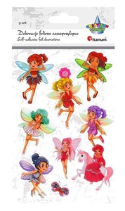 Picture of Dekoracje samoprzylepne 3D wróżki, motyle 10szt